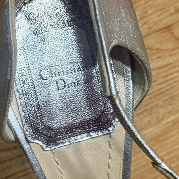 Christian Dior metallic stiletto heels - Picture 7 of 9
